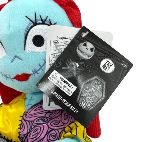 The Nightmare Before Christmas Sally Animated Musical Plush New - Picture 5 of 9